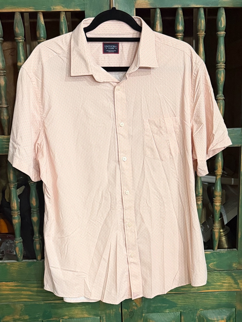 NWOT Untuckit Performance Short-Sleeve Shirt - XL
